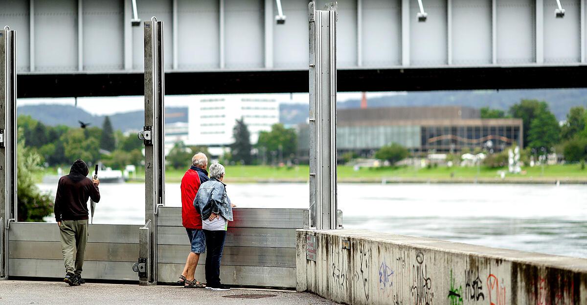 Une protection contre les inondations installée à Urfahr par mesure de précaution