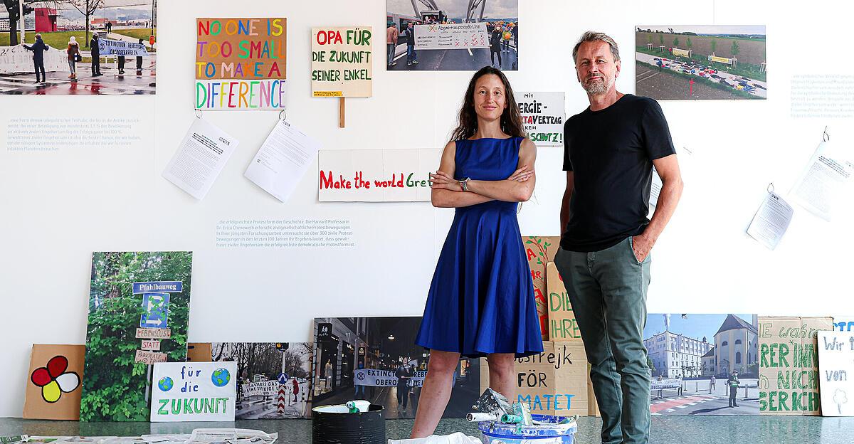 Deux activistes du climat en tant qu’organisateurs d’exposition |  Actualités.at