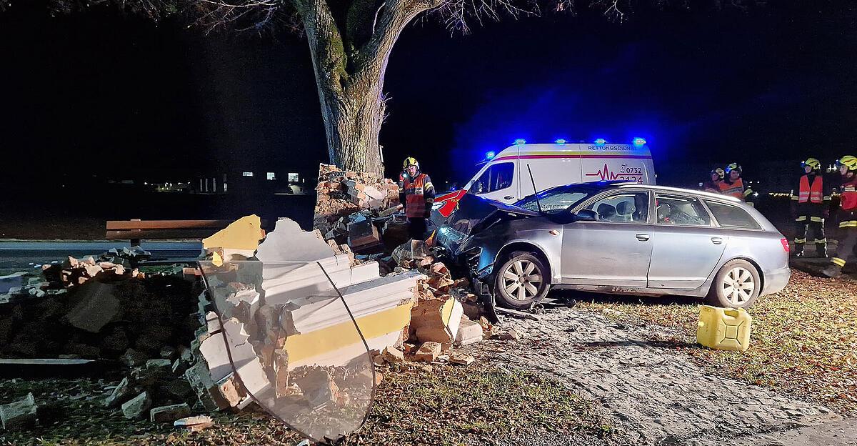 Alkolenker (28 ans) a détruit une chapelle dans un accident à Feldkirchen