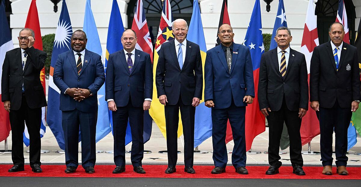 Le président américain Biden a reçu des représentants des pays du Pacifique au sommet