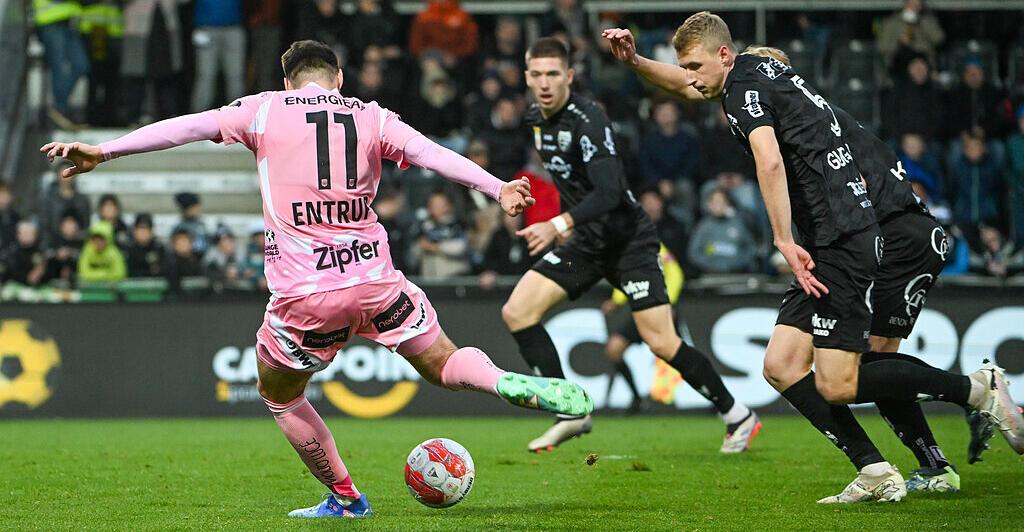 Entrup scored a late goal to give LASK a 2-1 win in Altach