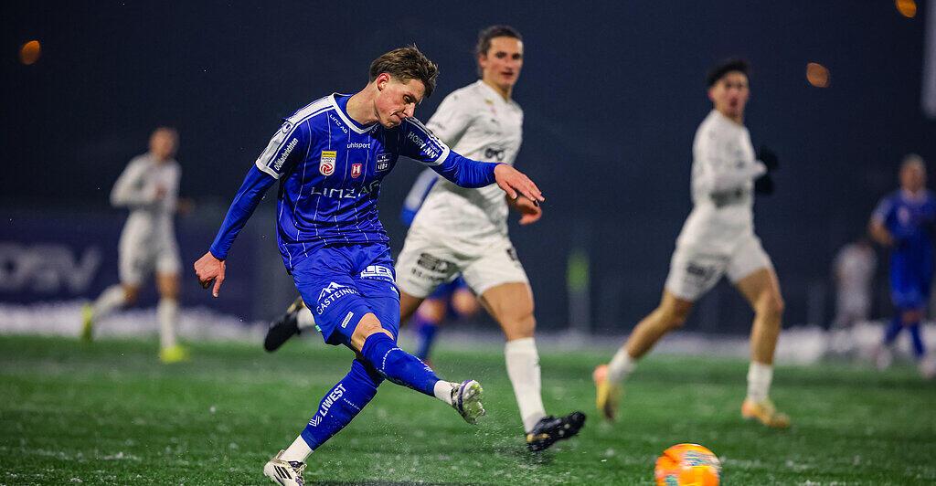 Blau-Weiß Linz gewann das erste Testspiel