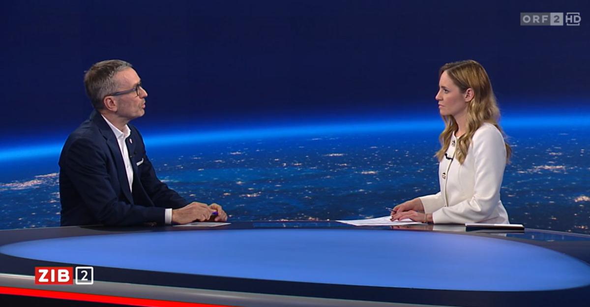 FPÖ-Chef Kickl in der ZiB2: