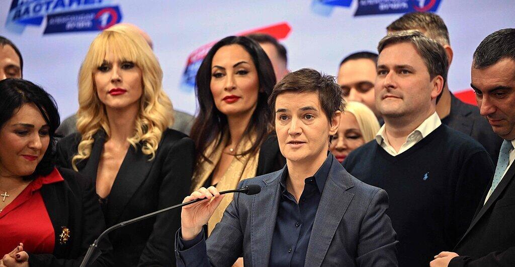 SNS celebrates clear election victory in Serbia
