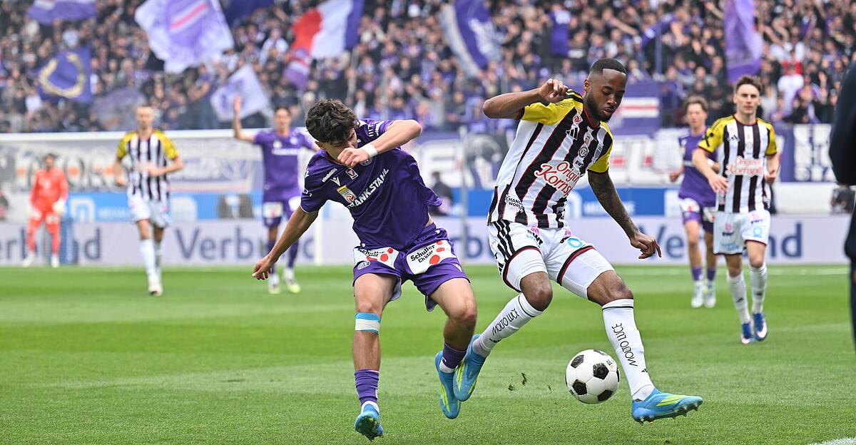 Der LASK krönte sich mit 3:0 in Wien zum Meister