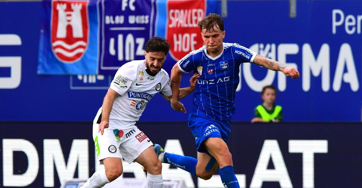 Jetzt live: Blau-Weiß Linz gegen Sturm Graz