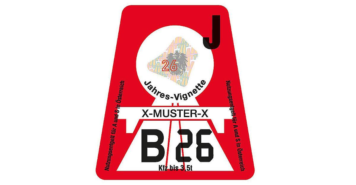 Vignette: So viel kostet das Pickerl 2026 | Nachrichten.at