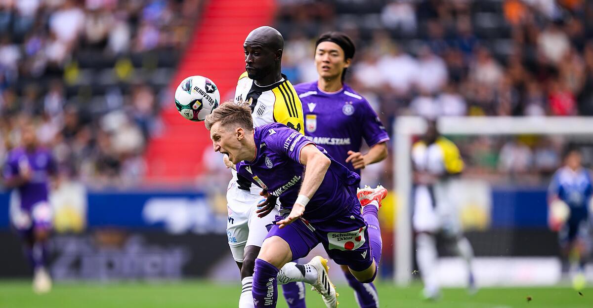 2:1 - | LASK leads at home against Austria Vienna