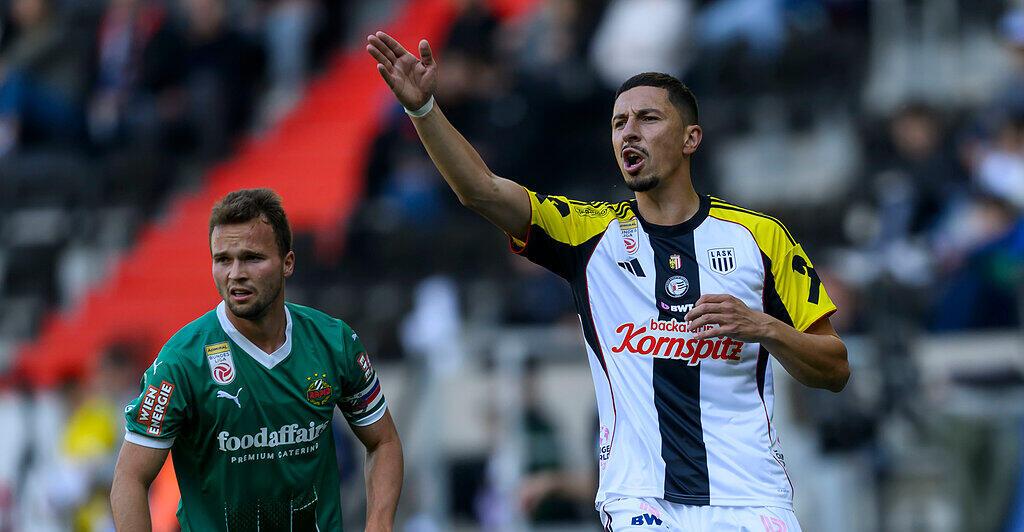 LASK beat Rapid 3:1 in the play-off first leg