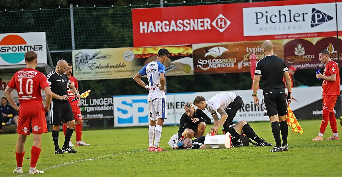 In Mondsee: Linesman stepped in as referee