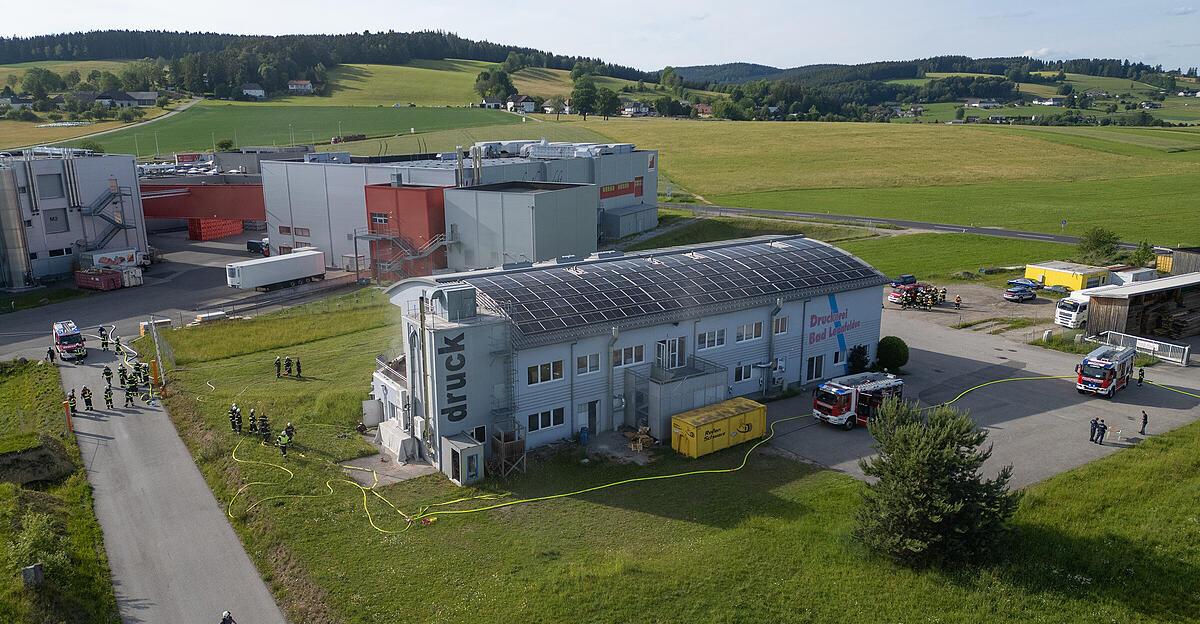 Printing plant in Bad Leonfelden burned down: |