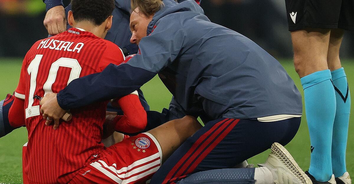 Two blackouts in three days: Bayern star Jamal Musiala now reveals the ...