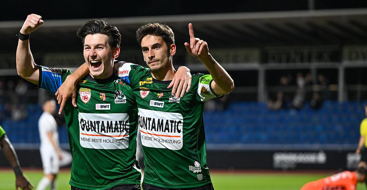 Live from 5 p.m.: SV Ried plays away against Hartberg