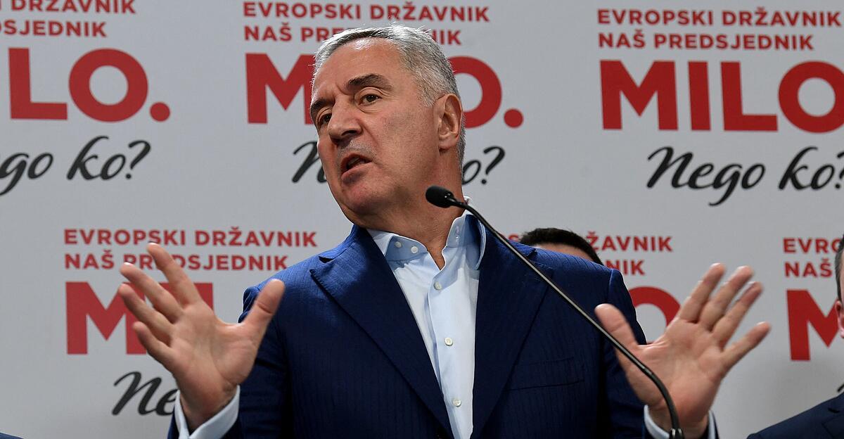 Präsidentenwahl in Montenegro Djukanovic und Milatovic in Stichwahl