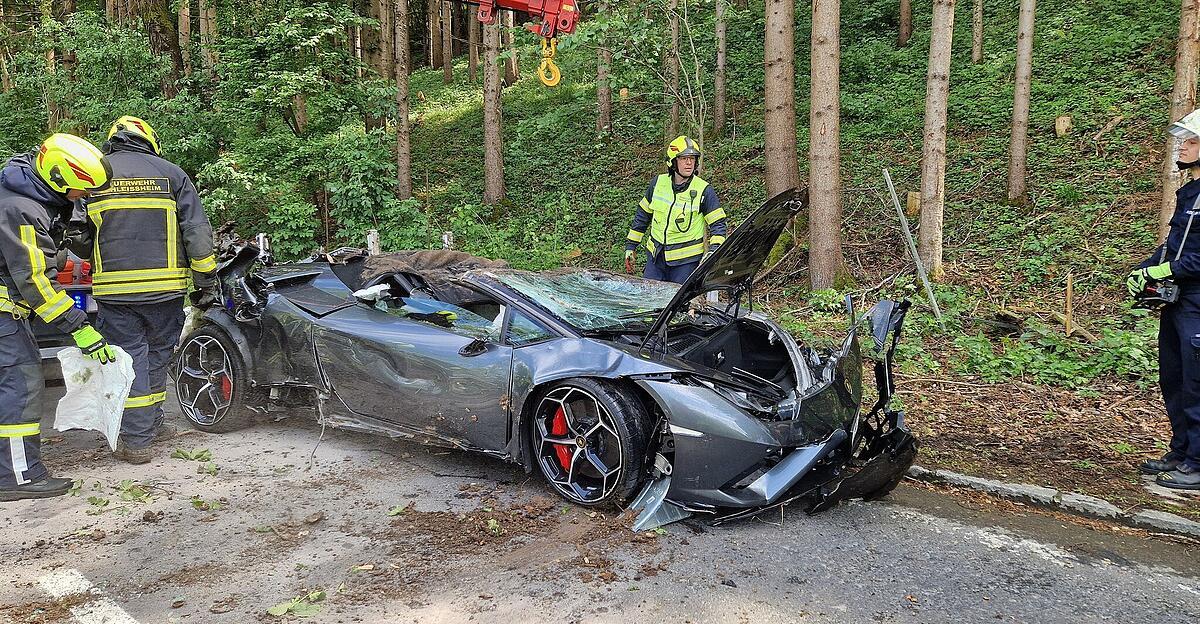 Accident spectaculaire : Puckinger (51 ans) a détruit une Lamborghini