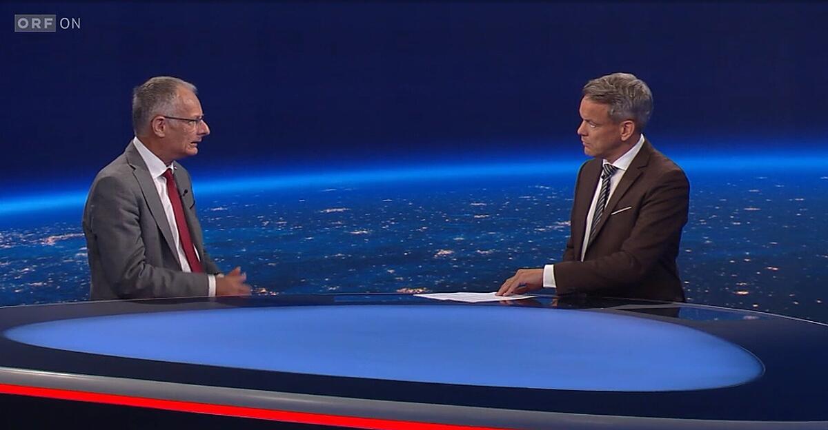 Marterbauer weist in ZiB 2 Kritik zurück: