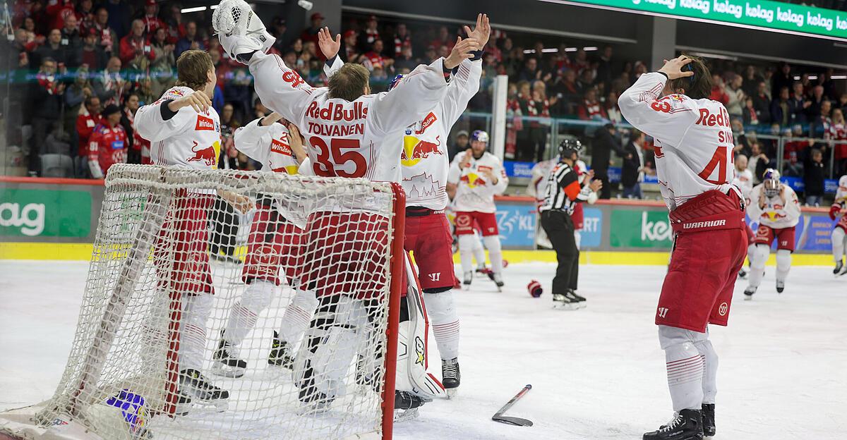 Salzburg celebrated the ice hockey triple  Nachrichten.at
