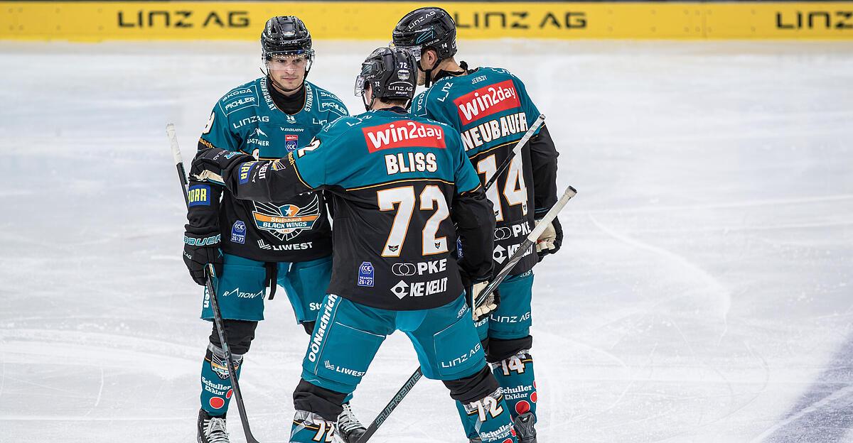 Ab 19.15 Uhr live: Black Wings empfangen Meister Graz