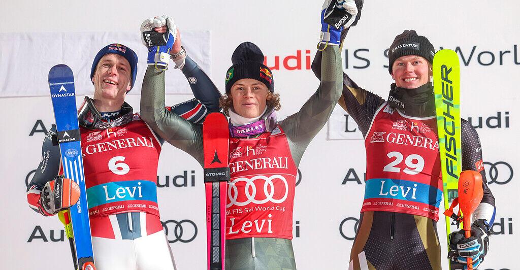 Premiere in Levi: Braathen holte im Slalom 1. Weltcup-Sieg für Brasilien