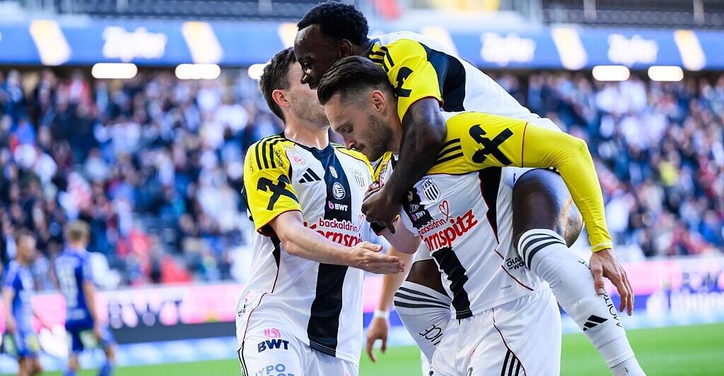 LASK schlug Hartberg 2:0 und spielt gegen Rapid um Europacup