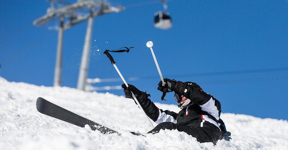 Unfallort Skipiste: