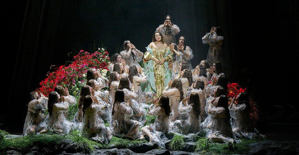 Oper Schaubild Premiere in Wien: Eine Oper über eine blinde Prinzessin, die allen die ...