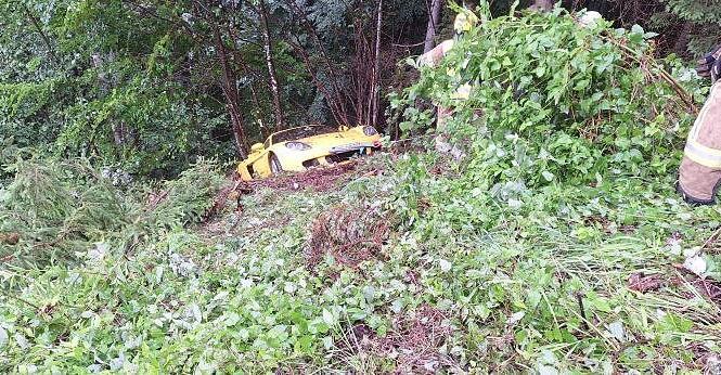 Expensive accident on the Postalm road: Porsche Carrera GT crashes over ...