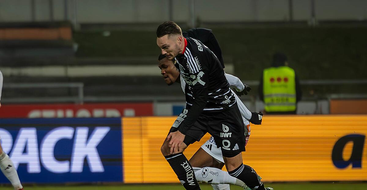 2:1 - WAC dreht Partie gegen den LASK