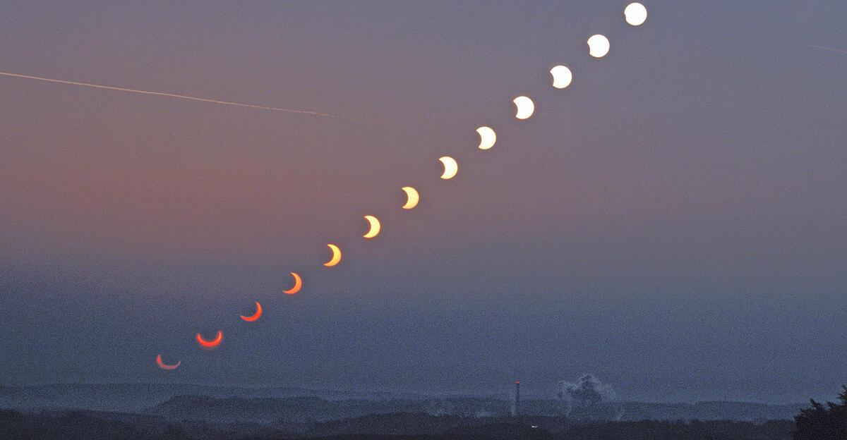 Solar eclipse from 7:22 p.m.: Where will you observe this natural ...