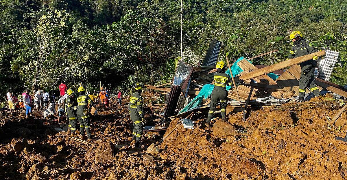 33 morts dans un glissement de terrain en Colombie – la plupart des enfants sont morts