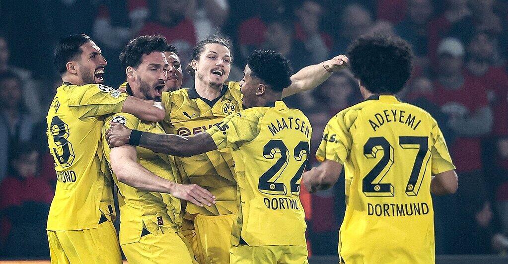 Dortmund après 1-0 au PSG en finale de la Ligue des Champions
