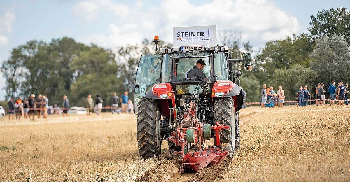 Stefan Steiner's furrows were once again the most beautiful.